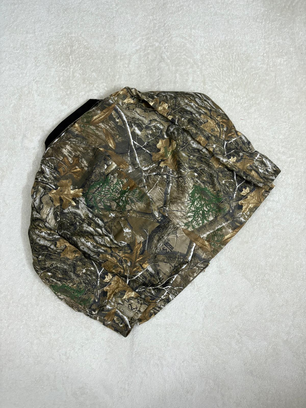 Carharrt Reworked Camo Coat Corduroy Collar