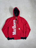 Carhartt x Marlborough Reworked Red Hooded Jacket