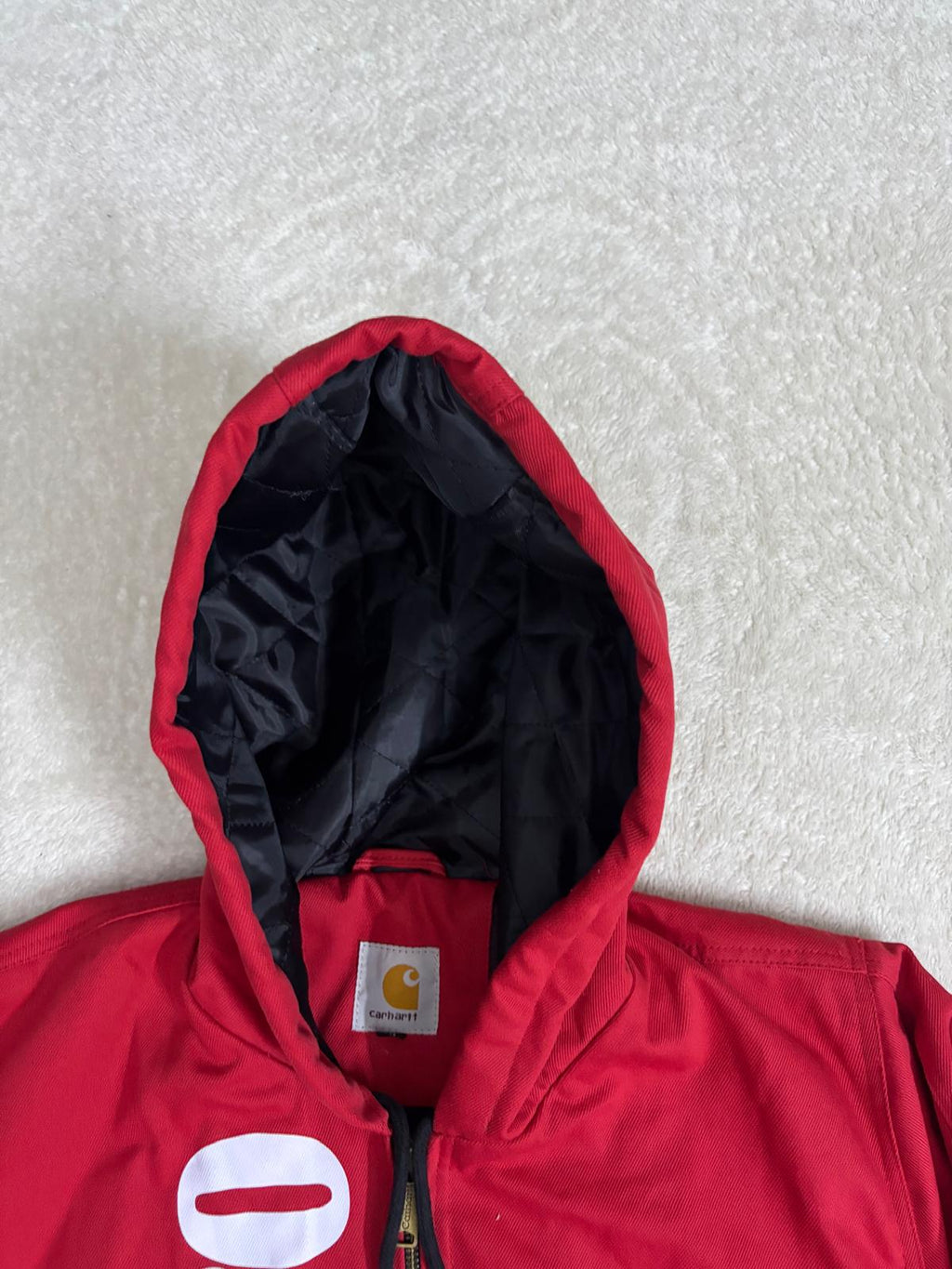 Carhartt x Marlborough Reworked Red Hooded Jacket