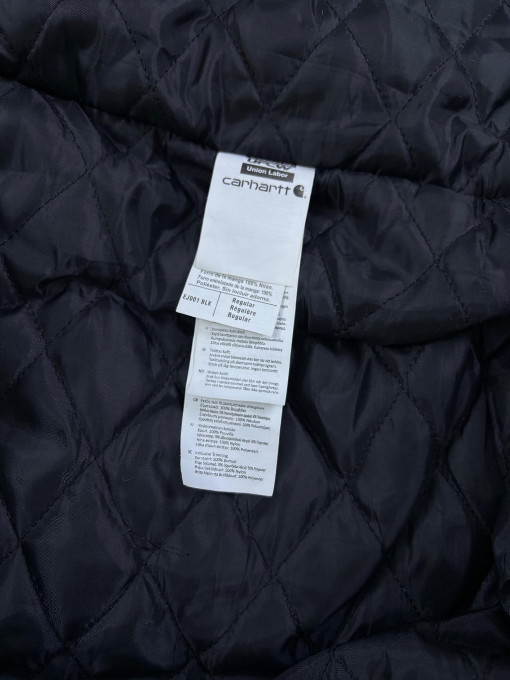 Carharrt Reworked Medium black Jacket